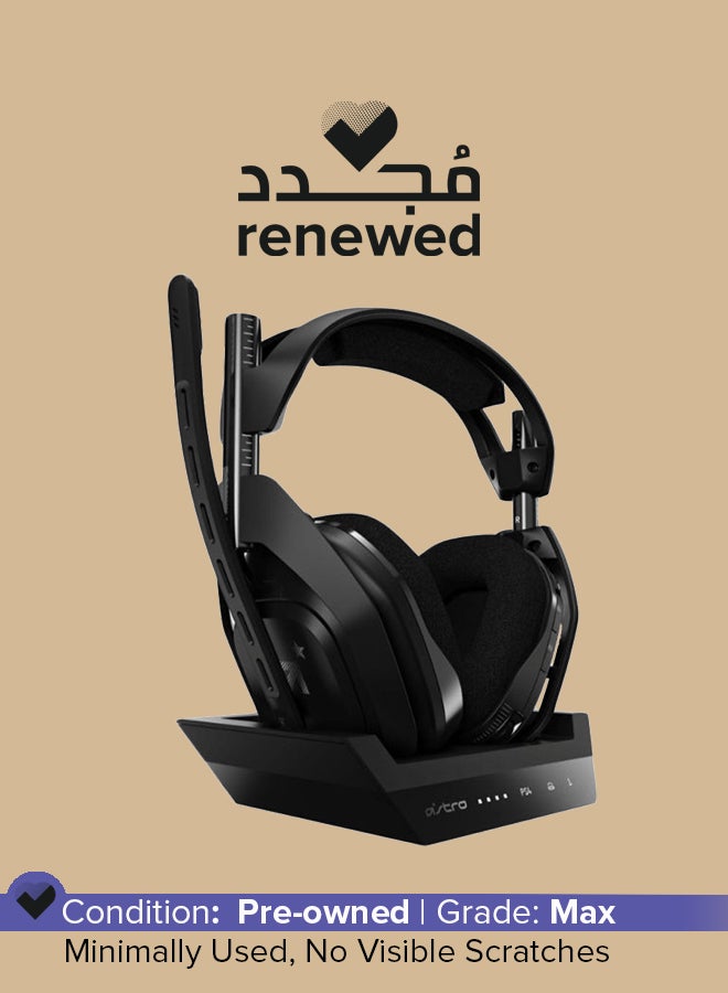 أسترو متجدد - سماعة رأس لاسلكية A50 مزودة بمحطة أساسية - Image 1