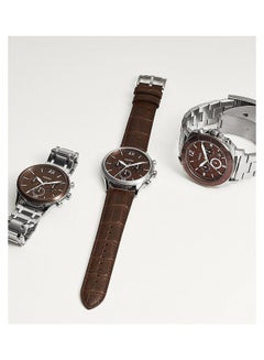 FOSSIL Men's Privateer Men Chronograph Stainless Steel Watch  - Image 4