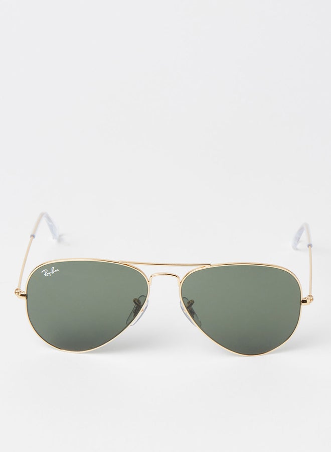 Full Rim Aviator Sunglasses - 0RB3025 - Lens Size: 58 mm - Gold/Arista - v1664356918/N10997248A_2