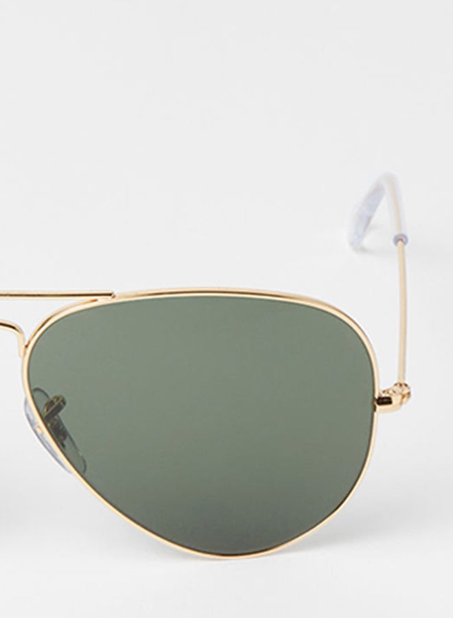 Full Rim Aviator Sunglasses - 0RB3025 - Lens Size: 58 mm - Gold/Arista - v1664356918/N10997248A_6