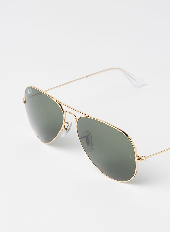 Full Rim Aviator Sunglasses - 0RB3025 - Lens Size: 58 mm - Gold/Arista - v1664356919/N10997248A_4