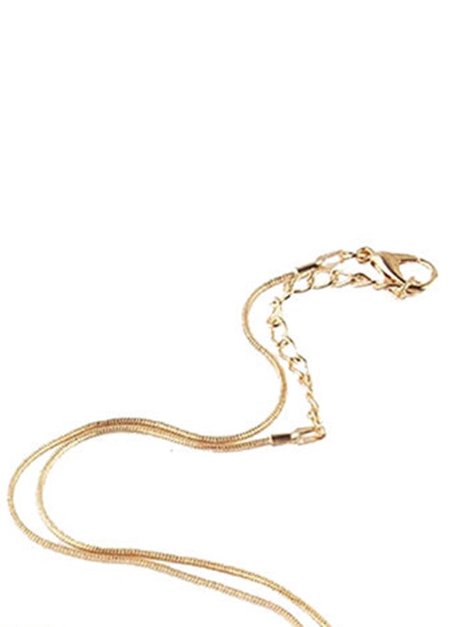 Generic - Heart Crystal Necklace With Earring And Chain - Image 1