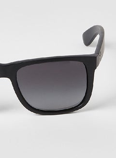 Men's Polarized Full Rim Square Sunglasses - 4165 622 T3 54 - Lens Size: 55 mm - Black - v1664356932/N26678369A_5