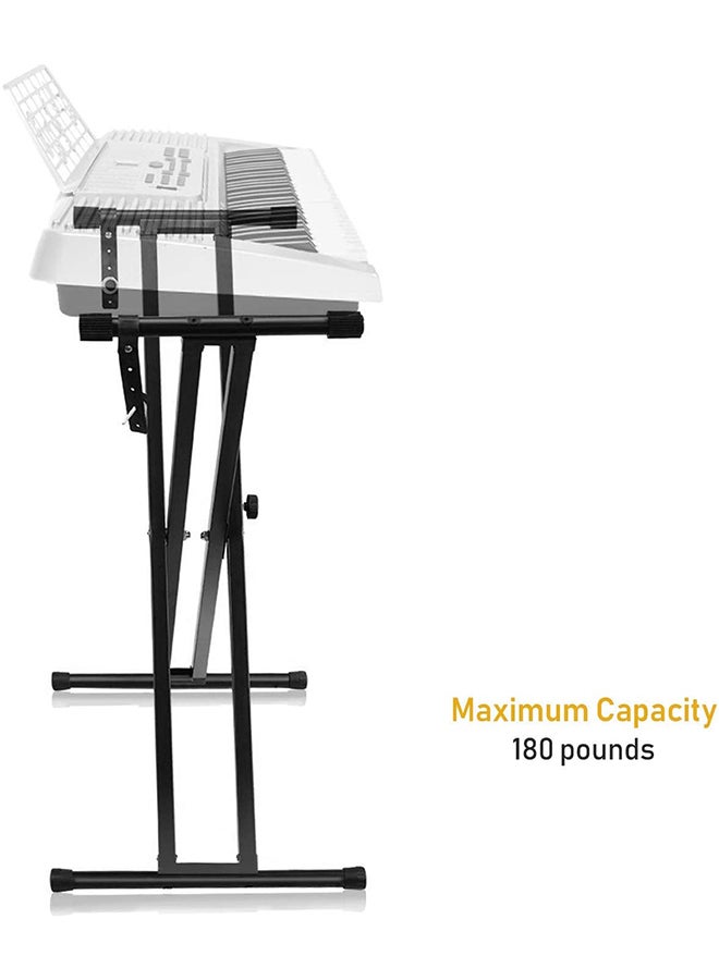Mike Music - Adjustable Double X Style Piano Stand - Image 1