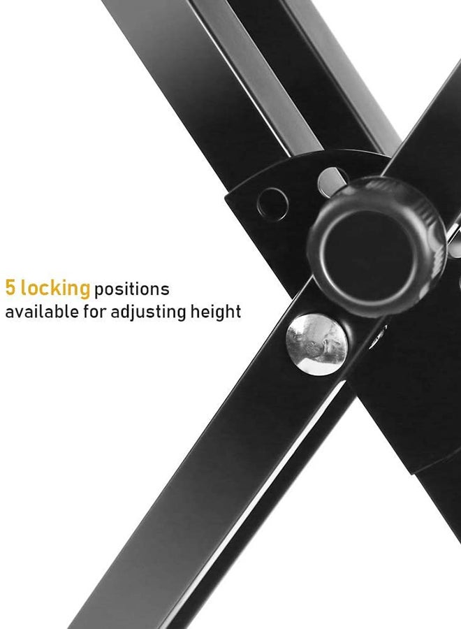 Mike Music - Adjustable Double X Style Piano Stand - Image 1