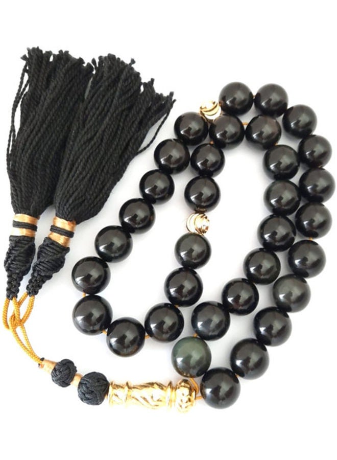 Miracle Empire Natural Rare Amber Sand Prayer Beads  - Image 1