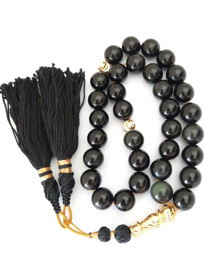 Miracle Empire Natural Rare Amber Sand Prayer Beads  - Image 2