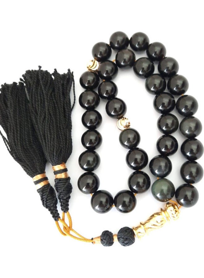 Miracle Empire Natural Rare Amber Sand Prayer Beads  - Image 3