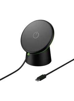 Goui Omni Qi 15W Magnetic Wireless Charger with Multi-Angle Rotation – Cable-Free Charging for Qi-Enabled Smartphones, Supports Apple & Samsung Quick Charging - Black  - Image 2