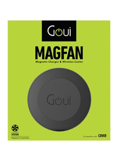 Goui Magfan | Wireless Charger 15W & Cooling Fan: Ultimate Charging Solution With Magnetic Compatibility And Efficient Heat Dissipation Featuring A Built-In Cooling Fan And Innovative Heat Management System, It Prevents Overheating, Ensuring Your Device Charges Faster And More Safely - Black  - Image 3