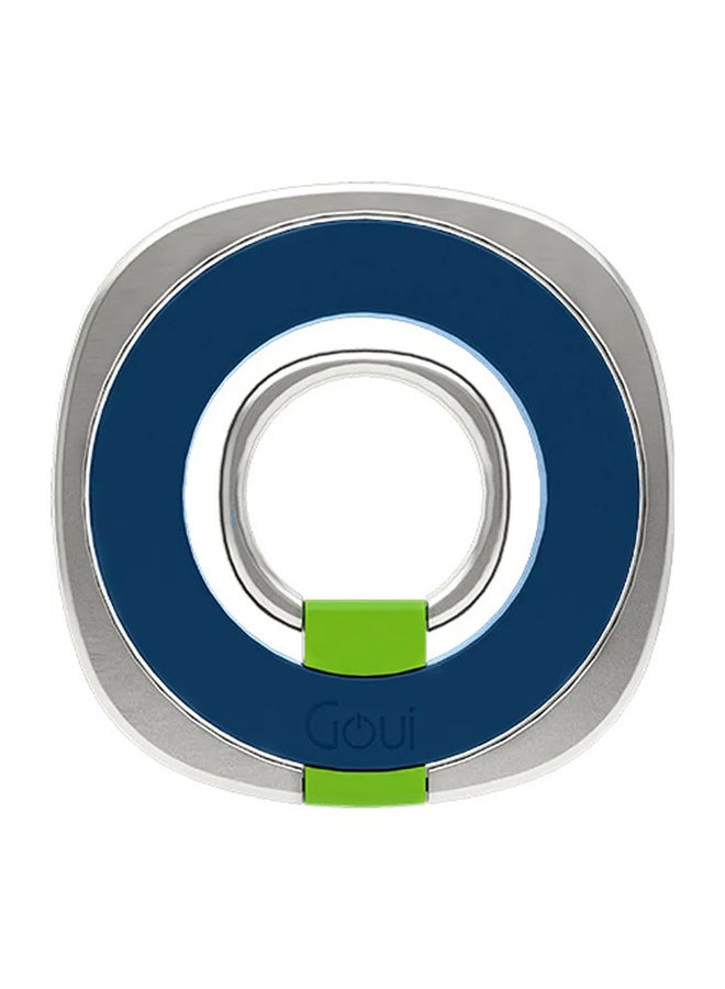 جوي حامل إصبع الهاتف الدائري – حلقة مغناطيسية، تدوير 360° وانقلاب 180°، قبضة أنيقة ومريحة، متوافق مع MagSafe للهواتف والأجهزة اللوحية أزرق ميدنايت - Image 1