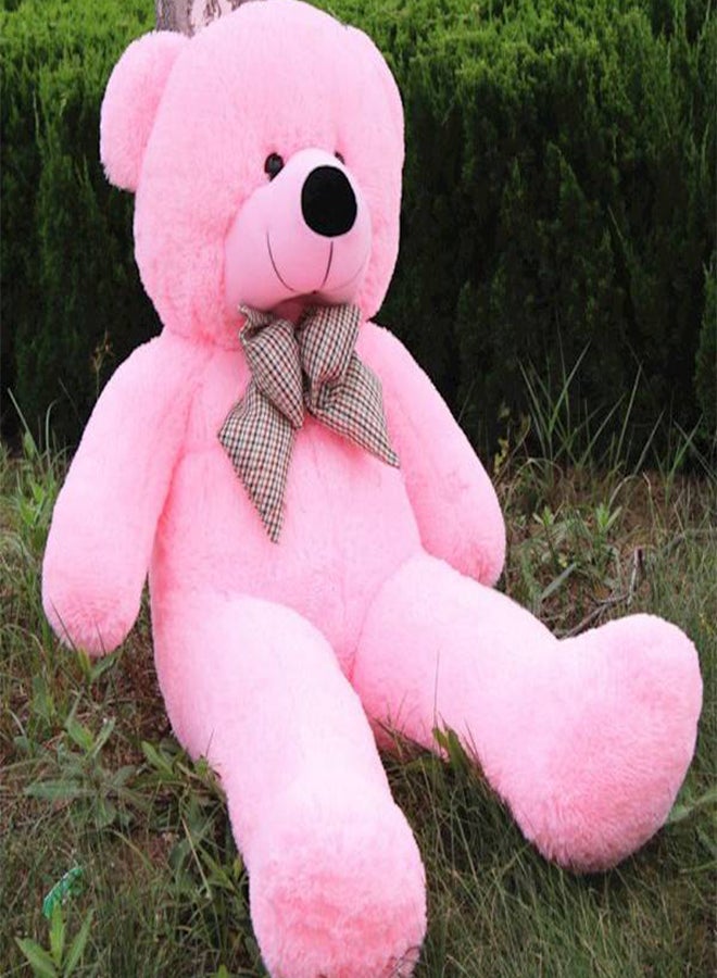 null - Huge And Soft Teddy Bear Plush Soft Stuffed Toy With Neck Bow For Kids - Image 1