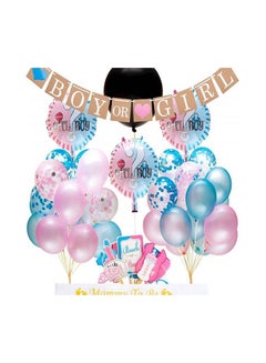 Generic Gender Reveal Party Supplies And Baby Shower Boy Or Girl Kit (64 Pieces) - Including 36  - Image 3