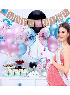 Generic Gender Reveal Party Supplies And Baby Shower Boy Or Girl Kit (64 Pieces) - Including 36  - Image 5