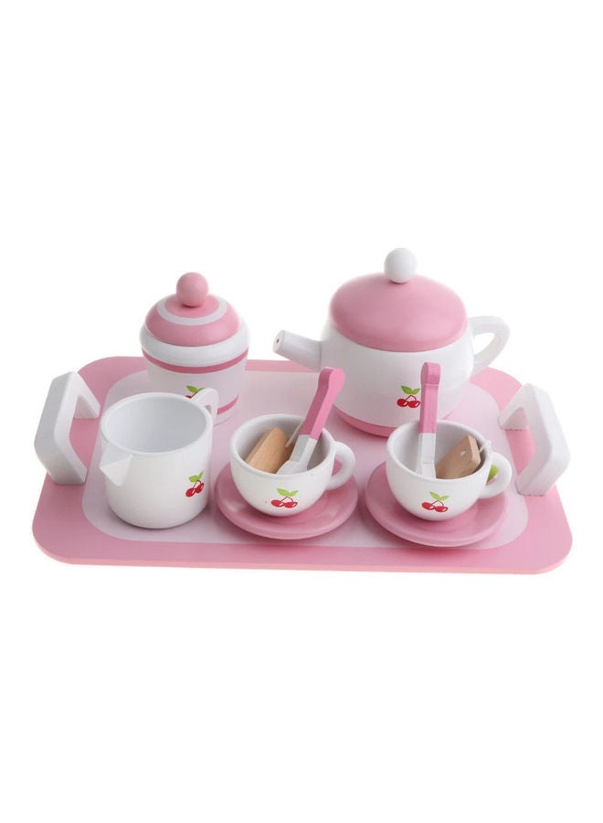 32-2046 Wodden Tea Kitchen Play Set For Kids - v1664367102/N43397479A_1