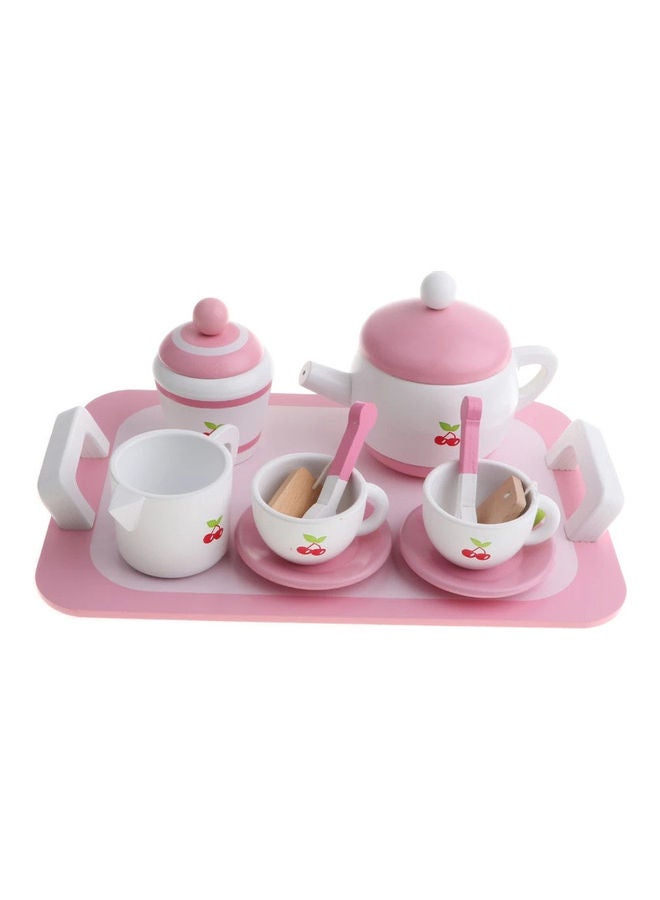 Basmah - 32-2046 Wodden Tea Kitchen Play Set For Kids - Image 1