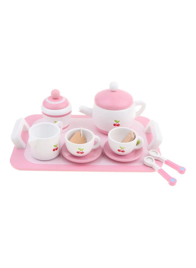 Basmah - 32-2046 Wodden Tea Kitchen Play Set For Kids - Image 1