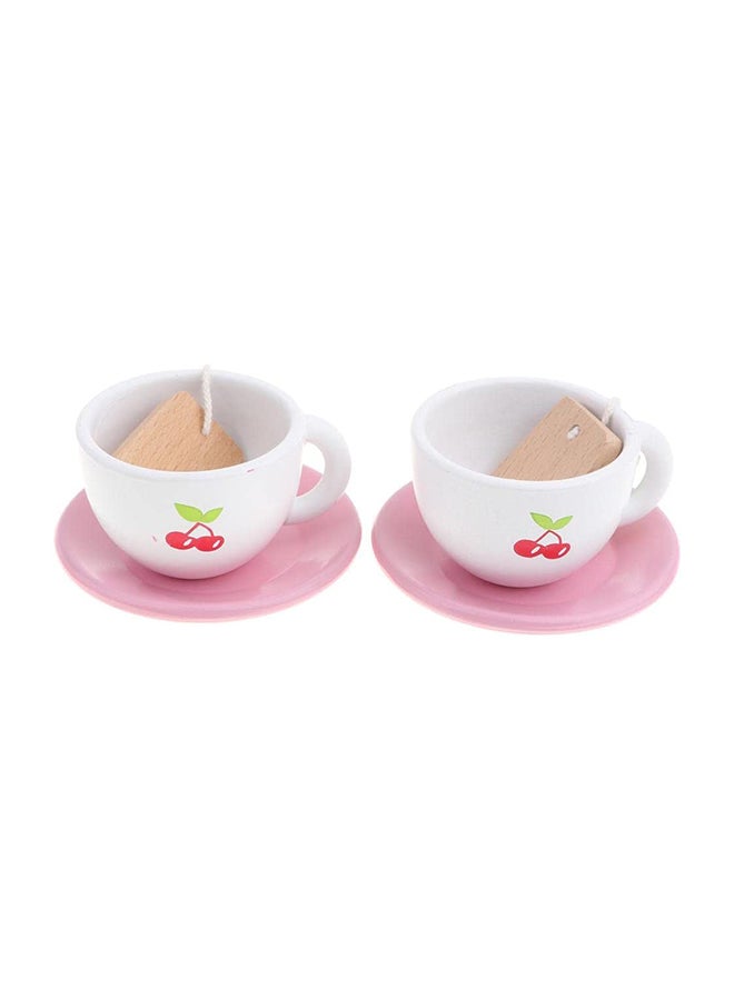 Basmah - 32-2046 Wodden Tea Kitchen Play Set For Kids - Image 1
