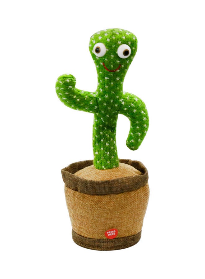 FurStar - Dancing Cactus Plush Stuffed Toy With Music And Lights 29cm - Image 1