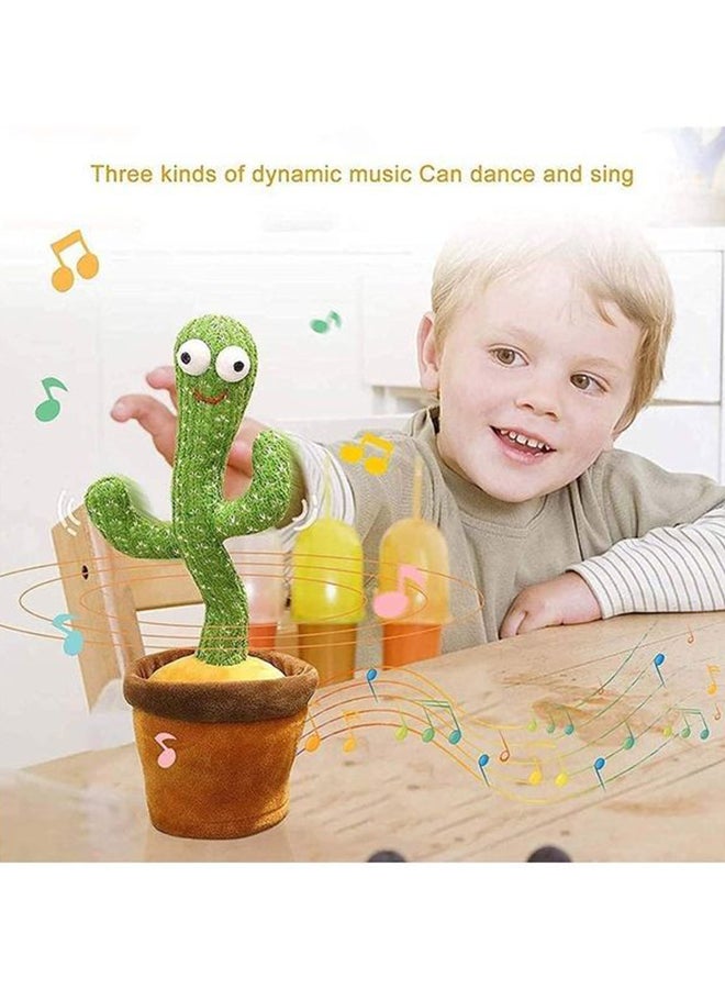 FurStar - Dancing Cactus Plush Stuffed Toy With Music And Lights 29cm - Image 1
