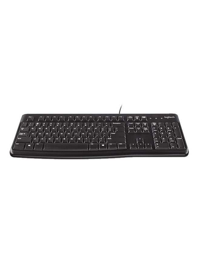Logitech Mk120 Wired Keyboard And Mouse For Pc - 920-002562 black