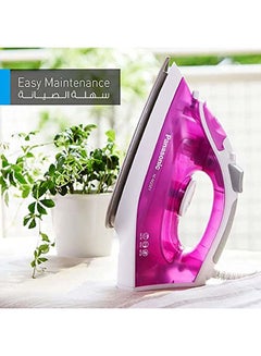 Panasonic Steam Iron Anti Calc 210 ml 1550 W NIM250T Pink  - Image 5