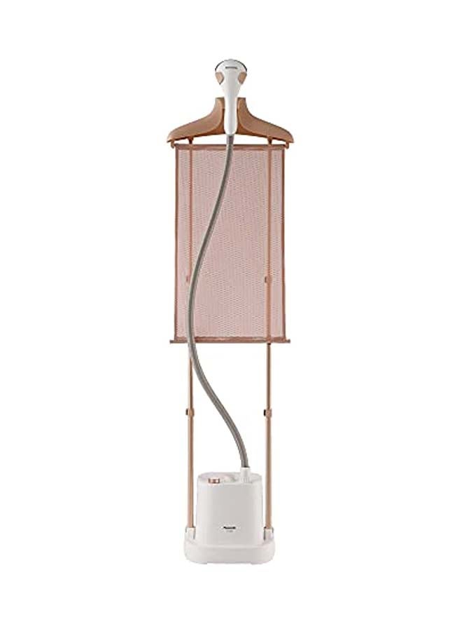 Panasonic Dual Pole Garment Steamer Fabric Board 4 Stages Variable Steam 2 L 2140 W NI-GWE080WTH White  - Image 1