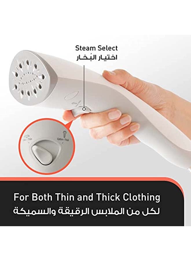 Panasonic Dual Pole Garment Steamer Fabric Board 4 Stages Variable Steam 2 L 2140 W NI-GWE080WTH White  - Image 5