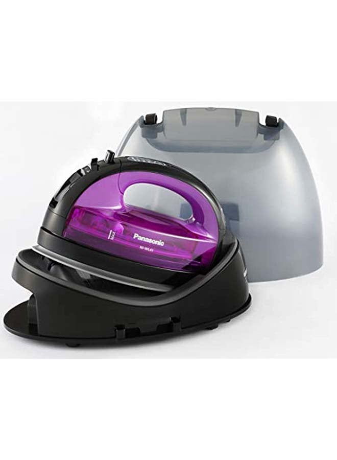 Panasonic Cordless Steam Iron Multi Direction Sole Plate Detachable Water Tank Anti CalcAnti Drip Cover 135.0 ml 1550.0 W NI-WL41VTH Violet - Image 1