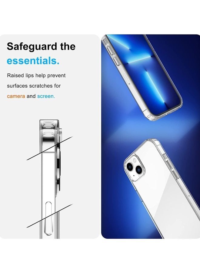 JOYROOM Transparent Case Anti-Yellowing Military,Ultra-Thin,Shock Absorption Anti-Scratch Protective Phone Case Back Cover For Apple iPhone 14 6.1 Inch Clear - Image 4
