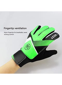Generic Kid's Goalkeeper Gloves Finger Protection Latex Soccer Goalie Gloves Teenagers Breathable Sports Gloves 15cm 15cm  - Image 4
