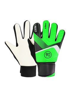 Generic Kid's Goalkeeper Gloves Finger Protection Latex Soccer Goalie Gloves Teenagers Breathable Sports Gloves 15cm 15cm  - Image 1