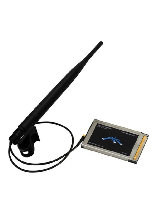 UBIQUITI - 802.11a/b/g SuperRange Cardbus Adapter Black - Image 1