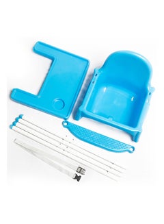 TEKNUM High Chair Multi Height Booster Seat With Feeding Tray H1 Blue  - Image 4