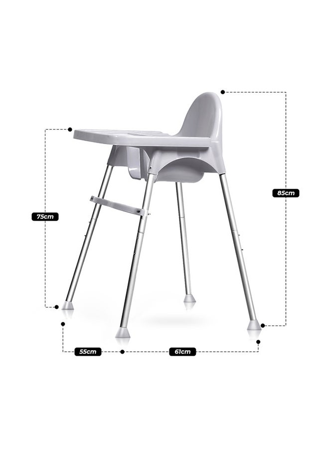 High Chair With Removable Tray - Grey - v1664432036/N47986967A_6