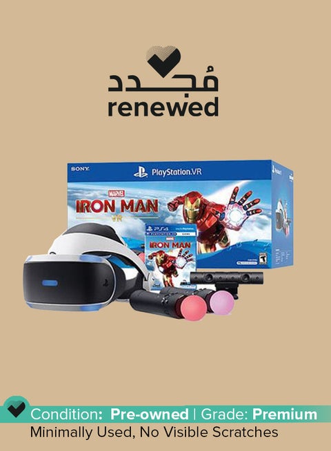 Renewed - PlayStation VR Marvel's Iron Man Bundle