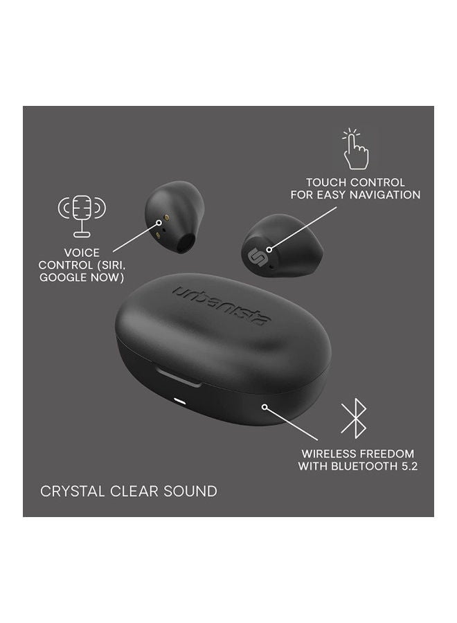 Urbanista Lisbon Wireless Earbuds Midnight Black  - Image 2