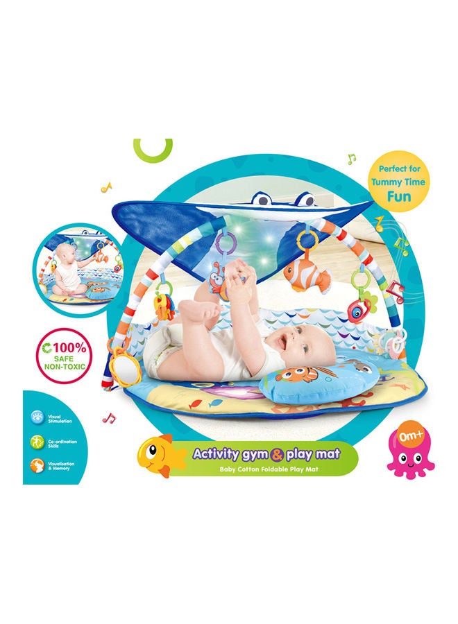 Kidle Baby Activity Mat Foldable Infant Gym Playmat With Crawling Blanket Play 92*80*60cm - Image 2