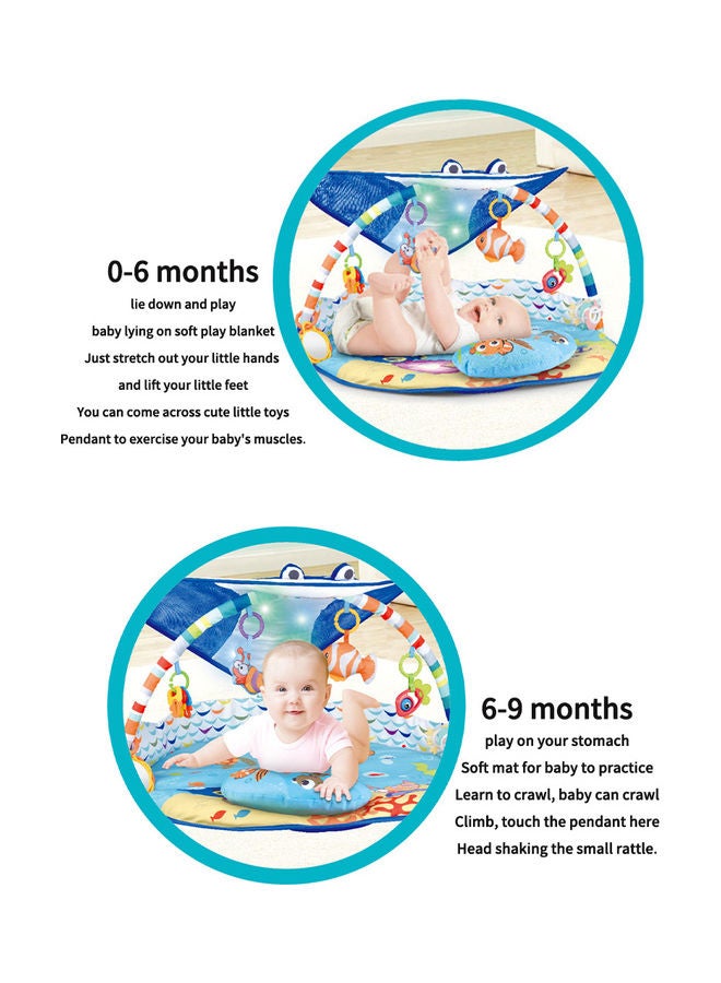 Kidle Baby Activity Mat Foldable Infant Gym Playmat With Crawling Blanket Play 92*80*60cm - Image 3