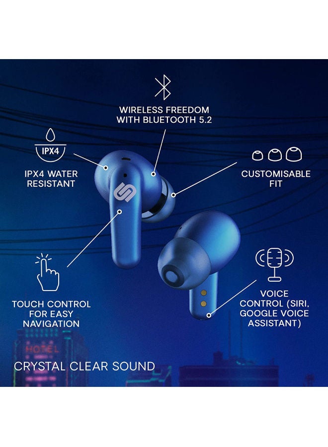 Urbanista Seoul Wireless Earbuds Electric Blue  - Image 2