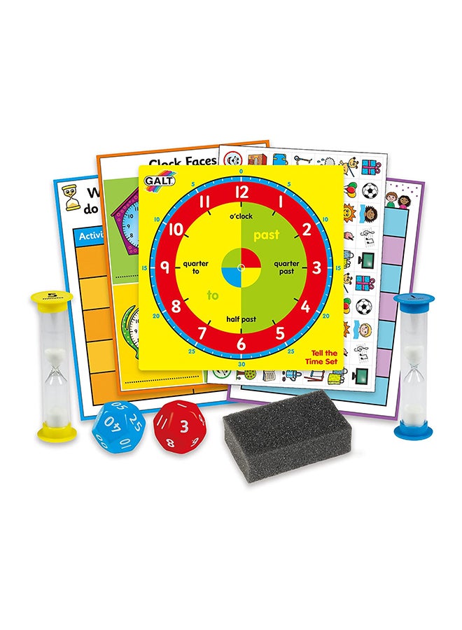Galt Toys - Tell the Time Set Learn To Tell The Time Clock Ages 5 Years Plus Learning & Education Science Kits 23x5x17cm - Image 1