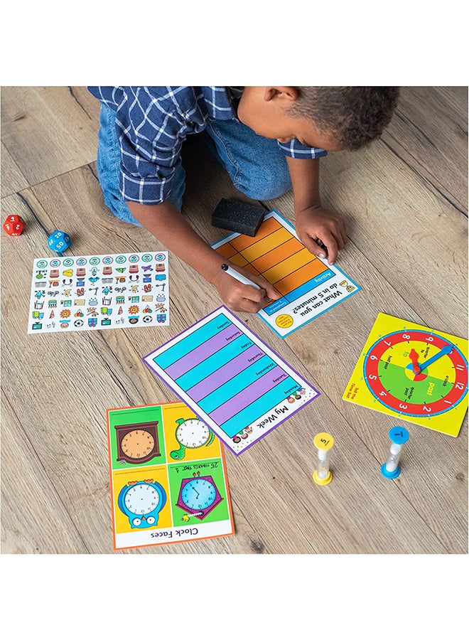 Galt Toys - Tell the Time Set Learn To Tell The Time Clock Ages 5 Years Plus Learning & Education Science Kits 23x5x17cm - Image 1