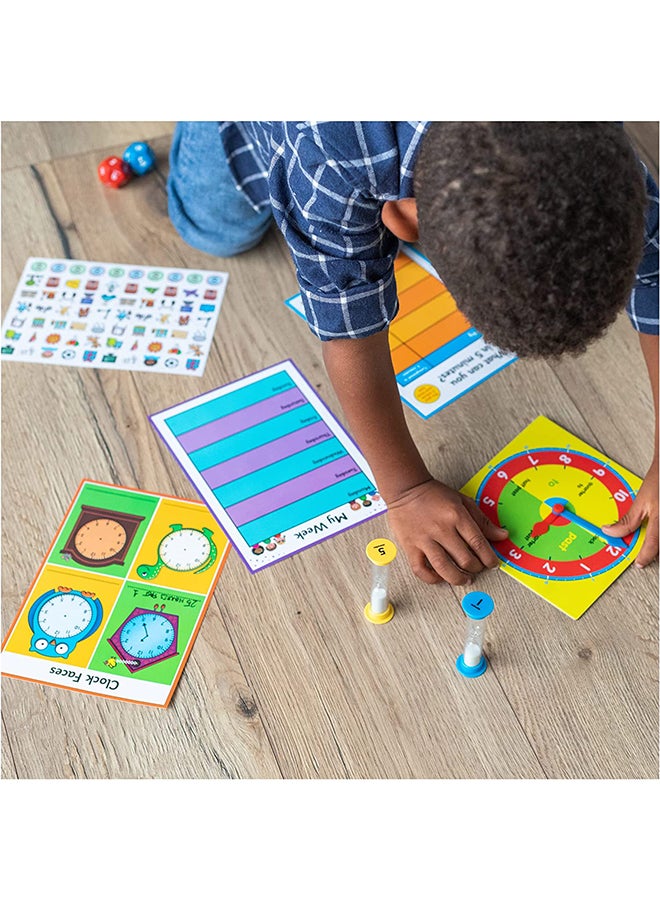 Galt Toys - Tell the Time Set Learn To Tell The Time Clock Ages 5 Years Plus Learning & Education Science Kits 23x5x17cm - Image 1