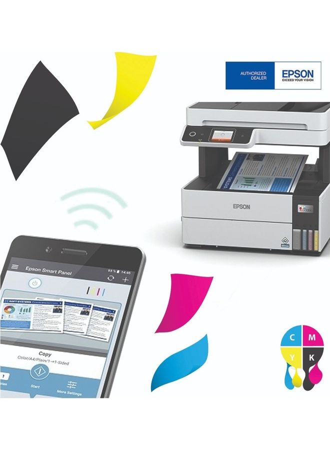 EPSON - Pack of 4 Epson 112 Ink Bottle Set Black, Cyan, Yellow & Magenta - Image 1