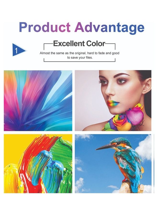 EPSON - Pack of 4 Epson 112 Ink Bottle Set Black, Cyan, Yellow & Magenta - Image 1