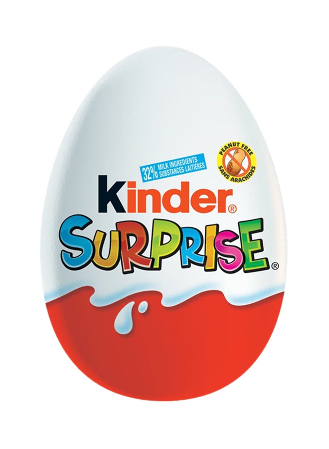 Kinder - Surprise Chocolate And Milk Egg With Toy 20grams - Image 1