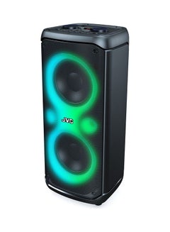 JVC Portable Bluetooth Party speaker with wireless mic and remote control XS-N4112PB black  - Image 1