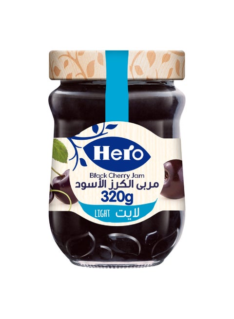 Hero Jam With Black Cherry Flavor - Light - 320grams