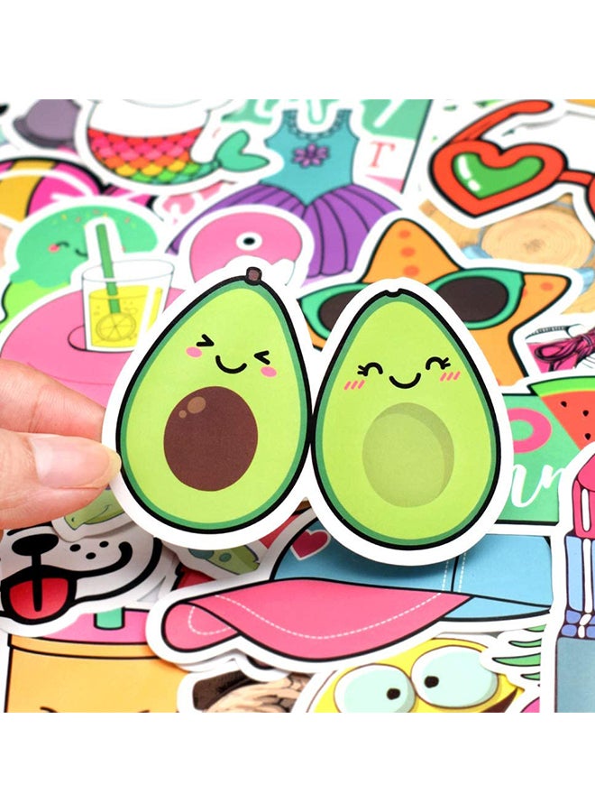 مجموعة ملصقات ضد الماء للصيف بتصميم شاطئ مكونة من 50 قطعة - Image 3