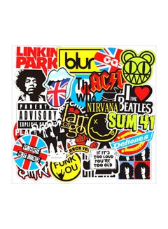 100-Piece Cool Waterproof Vinyl Stickers 43961cm
